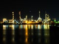 Oil refinery Royalty Free Stock Photo