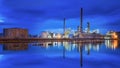 Oil refinery industry Royalty Free Stock Photo