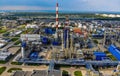 Oil refinery Lotos Gdansk Royalty Free Stock Photo