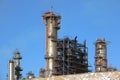 Oil refinery plant Royalty Free Stock Photo