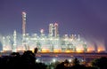 Oil Refinery plant Royalty Free Stock Photo
