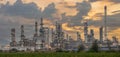 Oil refinery plant, Oil and Gas Royalty Free Stock Photo