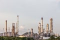 Oil Refinery plant Industry in field at Chonburi Thailand