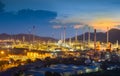 Oil_refinery Royalty Free Stock Photo