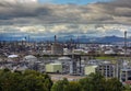 Oil refinery in the UK Royalty Free Stock Photo