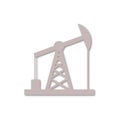 Oil Rig Icon, Oil pump jack icon