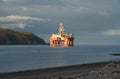 Oil rig near North Sutar, Cromarty Firth.