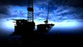 Oil rig platform