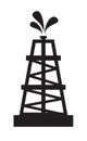 Oil rig Royalty Free Stock Photo