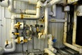 Oil sands pump facilities Royalty Free Stock Photo