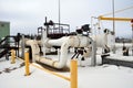 Oil sands pump facility Royalty Free Stock Photo