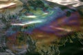 Oil Slick Iridescent Rainbow