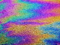 Oil Slick. Vibrant colored texture, abstract background.