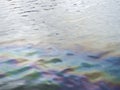 Oil slick on water