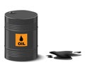 Oil spill. Royalty Free Stock Photo