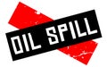 Oil spill attention sign