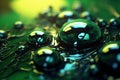 oil spill water biomimicry micro abstract ultra-realistic generative AI