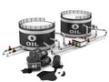 Oil storage tank