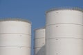 Oil storage tanks Royalty Free Stock Photo