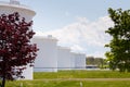 Oil Storage tanks in Sarnia Ontario Royalty Free Stock Photo