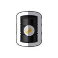 oil tank icon stock Royalty Free Stock Photo