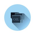 Oil tank storage icon