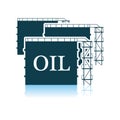 Oil Tank Storage Icon