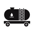 Oil tank Vector Icon which can easily modify or edit Royalty Free Stock Photo