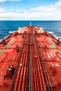 Oil tanker underway Royalty Free Stock Photo