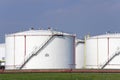 Oil tanks Royalty Free Stock Photo