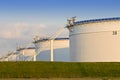 Oil tanks Royalty Free Stock Photo