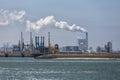 Oil terminal and power plant in Dutch harbor Rotterdam