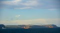 Oil Tugs on the Aberdeenshire Coast, near Rosehearty , Aberdeenshire,Scotland,UK