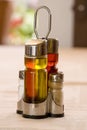 Oil and Vinegar Containers Royalty Free Stock Photo