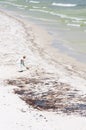 Oil washes ashore in Pensacola Beach