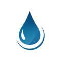 oil Water droplet Logo design sign icon vector template Royalty Free Stock Photo