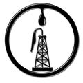 Oil Well Derrick Royalty Free Stock Photo