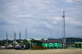 Oil well in Kostrzyn Nad Odra / Poland