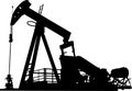 Oil well Royalty Free Stock Photo