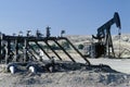 Oil well at Taft, CA Royalty Free Stock Photo