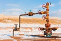 Oil Wellhead Royalty Free Stock Photo