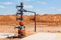 Oil Wellhead Royalty Free Stock Photo