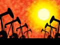 Oil Wells Means Industrial Nonrenewable And Extract