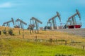 Oil Wells Royalty Free Stock Photo