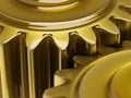 Oiled Gears Concept 3d Illustration Royalty Free Stock Photo