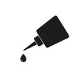 Oiler icon. Simple vector illustration on a white background Royalty Free Stock Photo