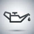 Vector oiler icon Royalty Free Stock Photo