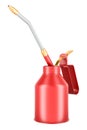 Oiler, Red Oil Can. 3D rendering Royalty Free Stock Photo