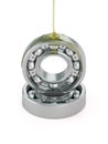 Oiling Ball Bearing Royalty Free Stock Photo