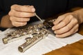 Oiling Flute Parts, Flute Maintenance